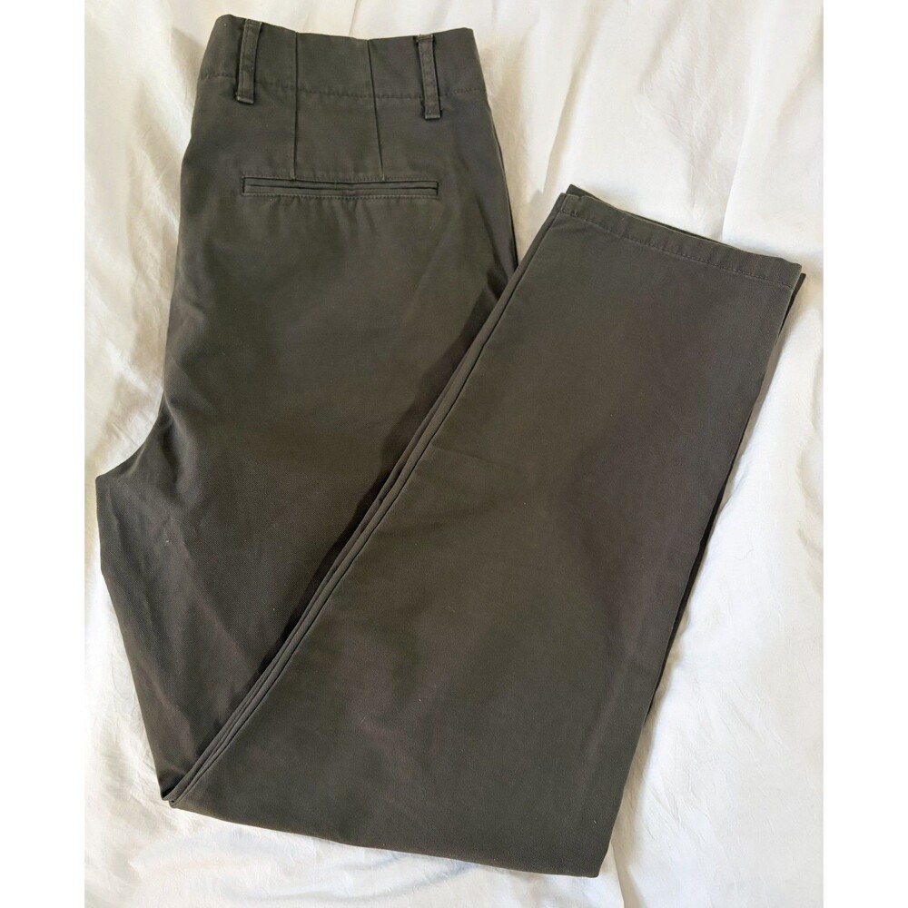 Zara Men’s Chinos Men Size 32 Brown Slim Fit Premium Cotton Trousers excellent